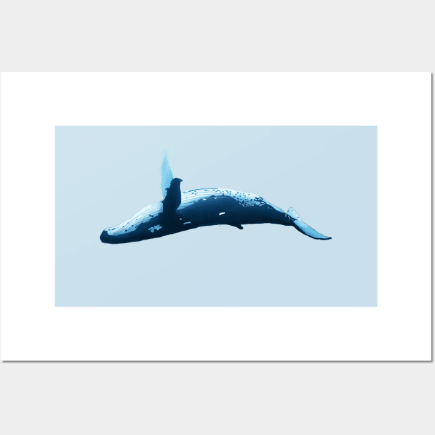 Humpback Whale Wall Art by ThinkingSimple